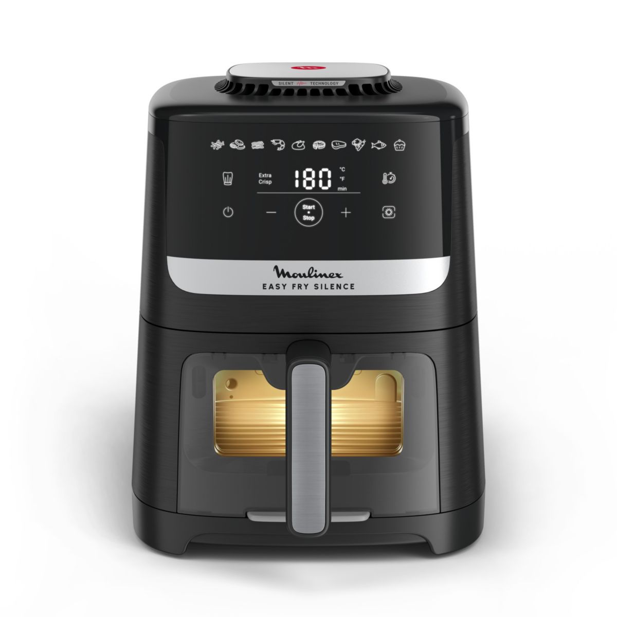 Friteuse sans huile Easy Fry Silence 5L EZ5568F0 couleur unique, MOULINEX