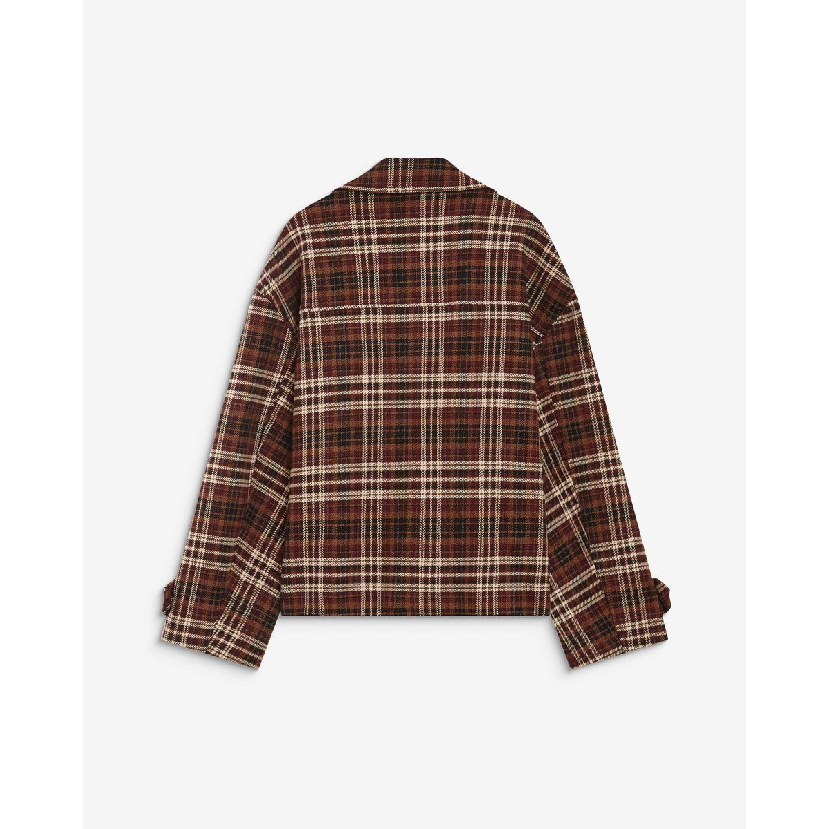 Manteau oversize croisé à carreaux cherry Ayme cherry, GRACE & MILA