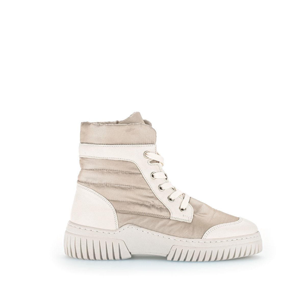 Baskets en cuir beige, GABOR