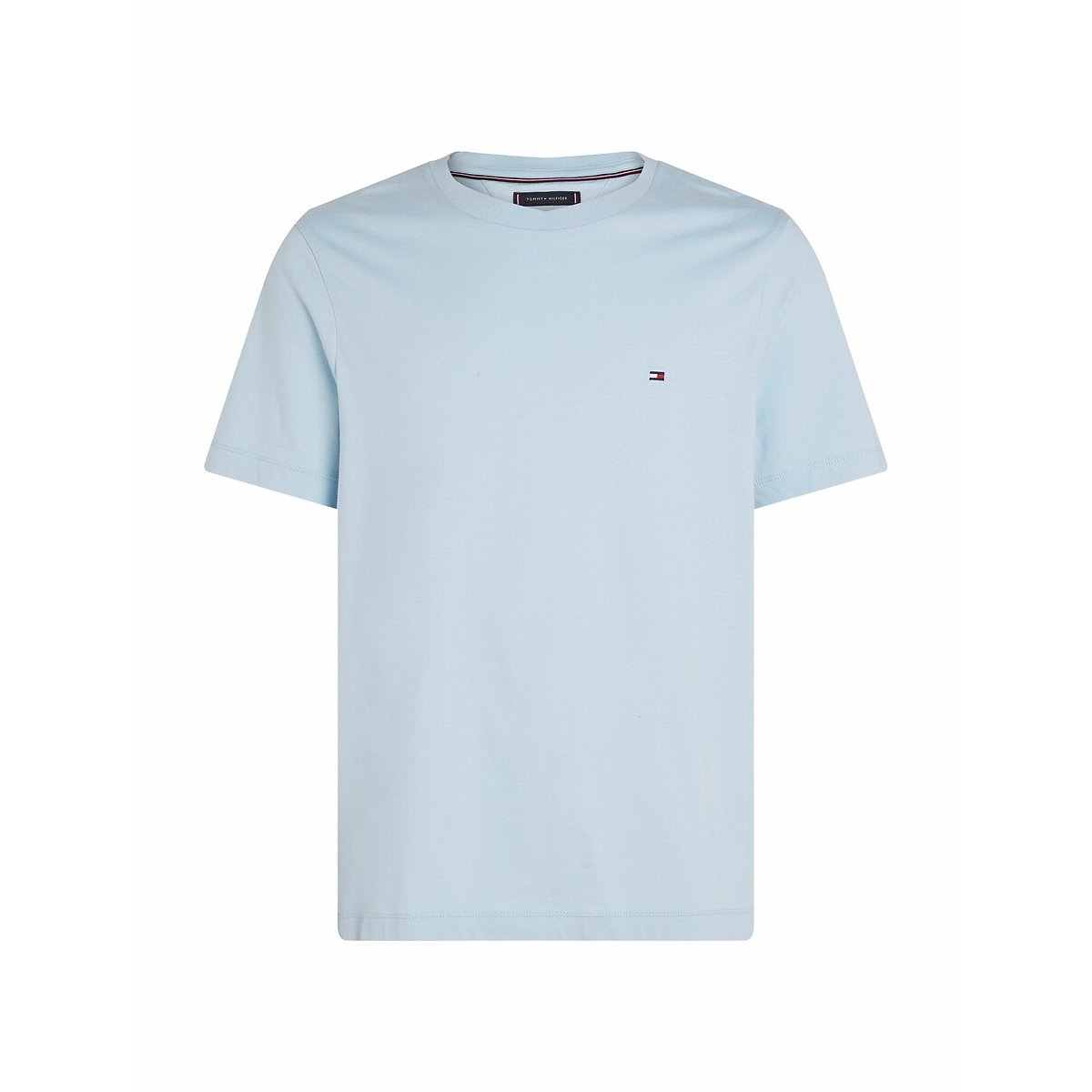 Maglietta dritta spessa blu pallido, TOMMY HILFIGER