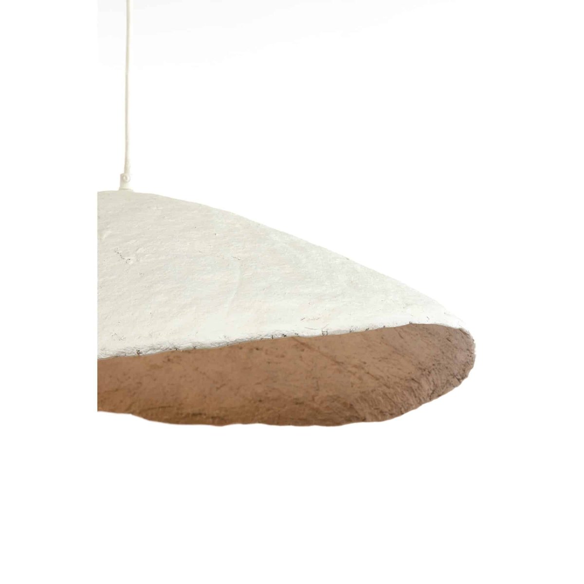 Lampe Suspendue Papier LONIA crème, LIGHT & LIVING