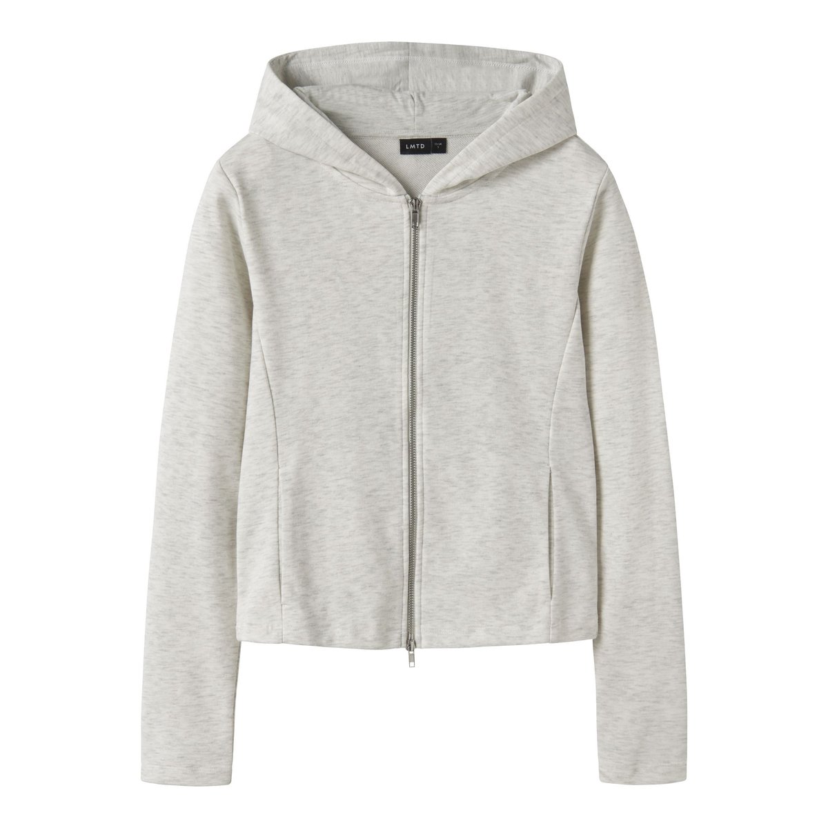 Sweat-Shirt Zippé À Capuche gris - light grey melange, NAME IT