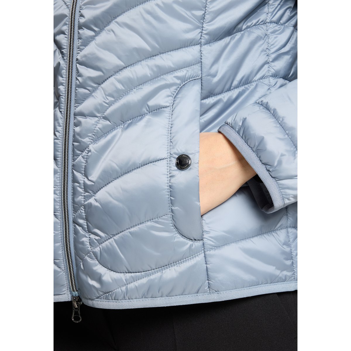 Veste outdoor à capuche amovible faded blue, BETTY BARCLAY