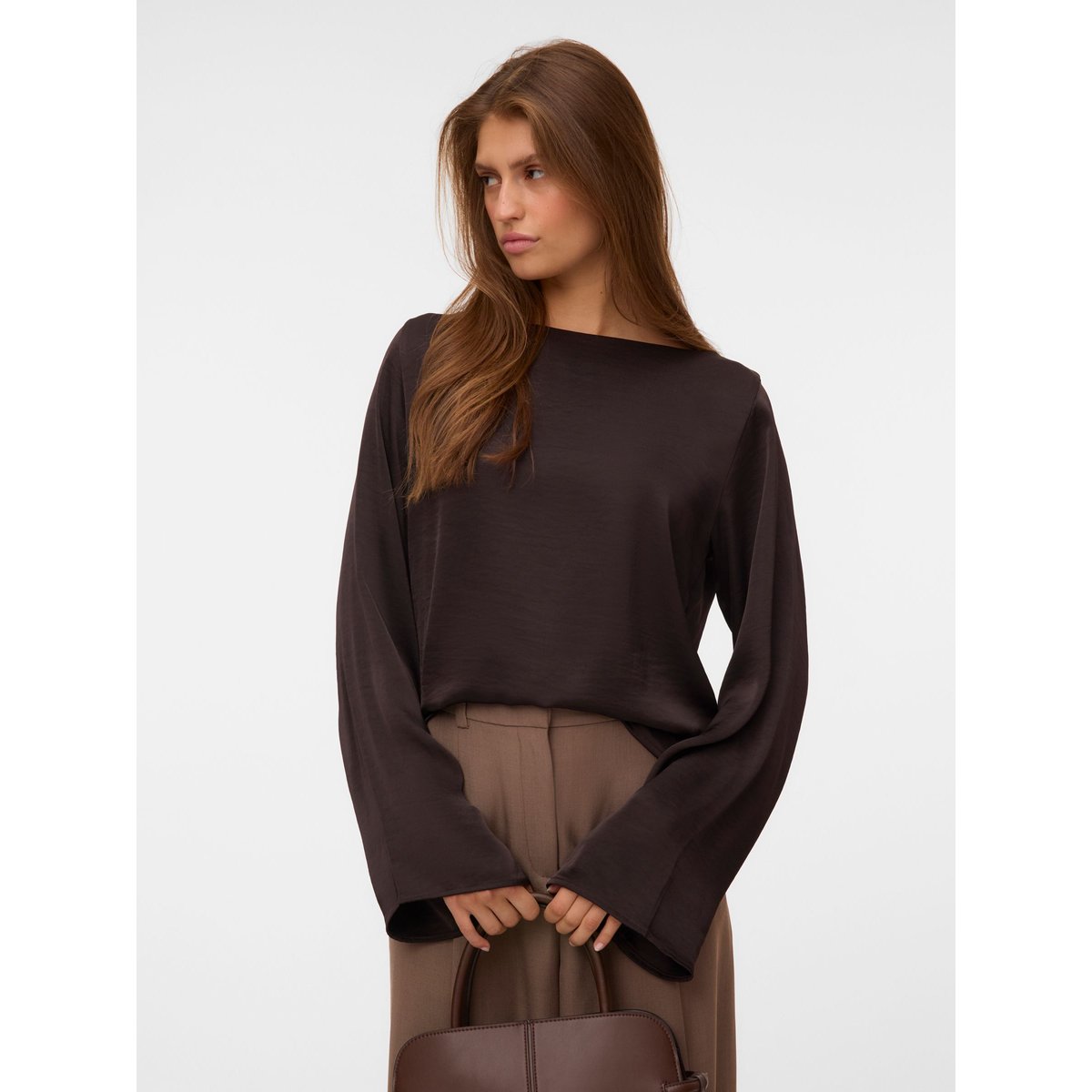 Blouse marron - chocolate torte 1, VERO MODA