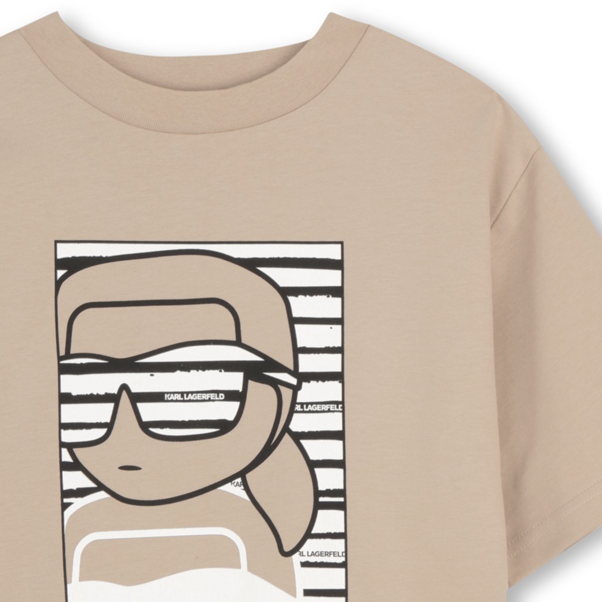 T-shirt manches courtes chanvre, KARL LAGERFELD KIDS