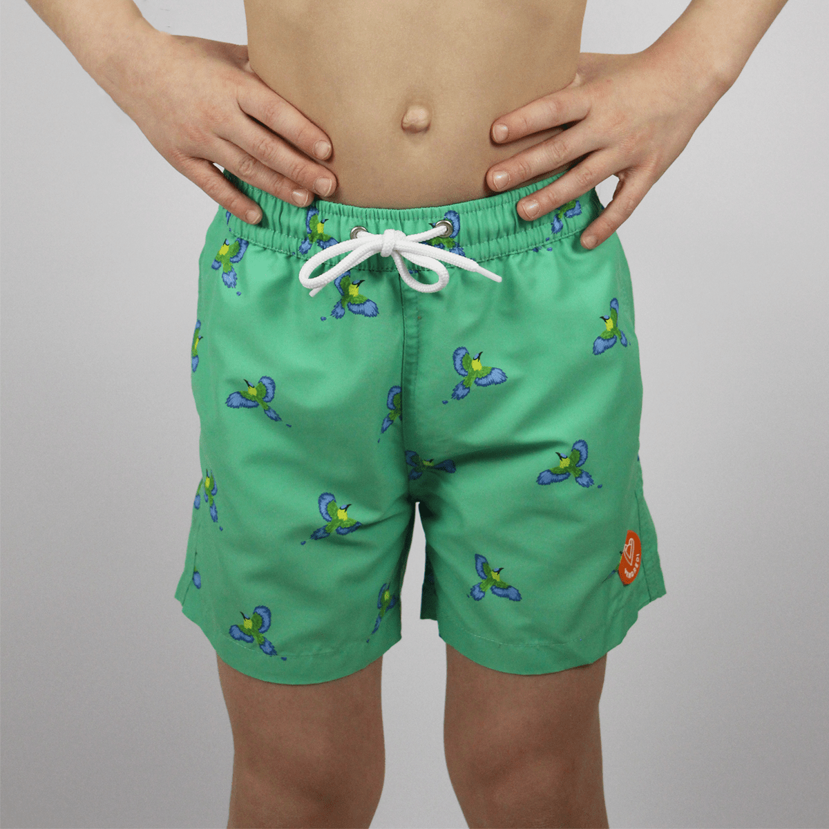 Short de bain Le petit ENVOLE vert tropical, VENDREDI