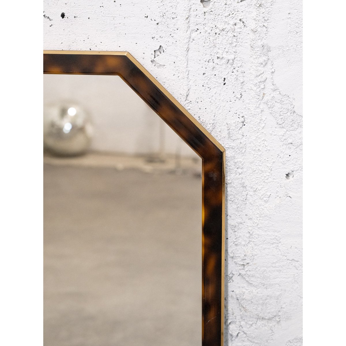 Console coiffeuse avec miroir imitation écaille de tortue Louise N°318 - Bon état miroir, DEBONGOUT