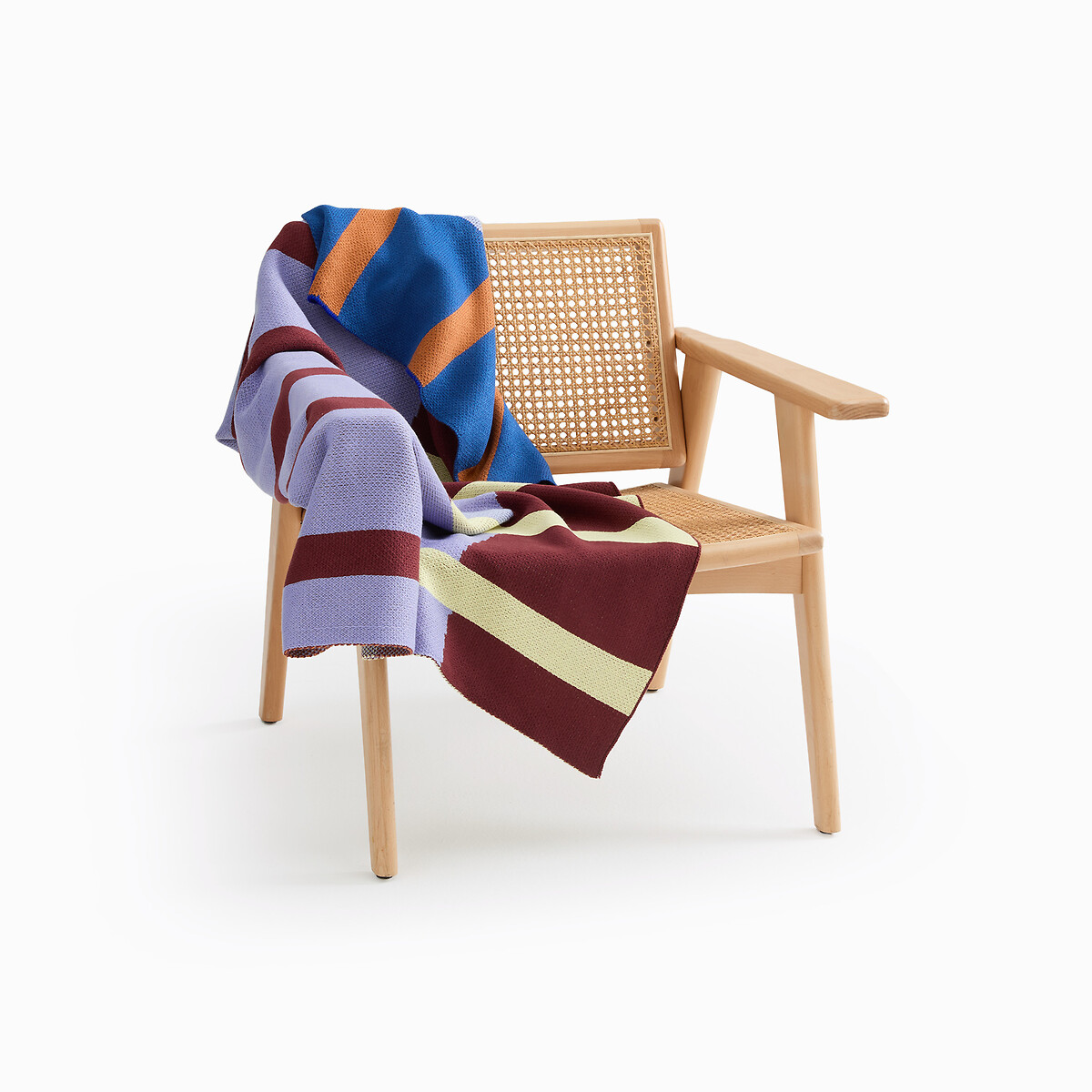 Colcha en jacquard geométrico, LOTTEN multicolor, LA REDOUTE INTERIEURS