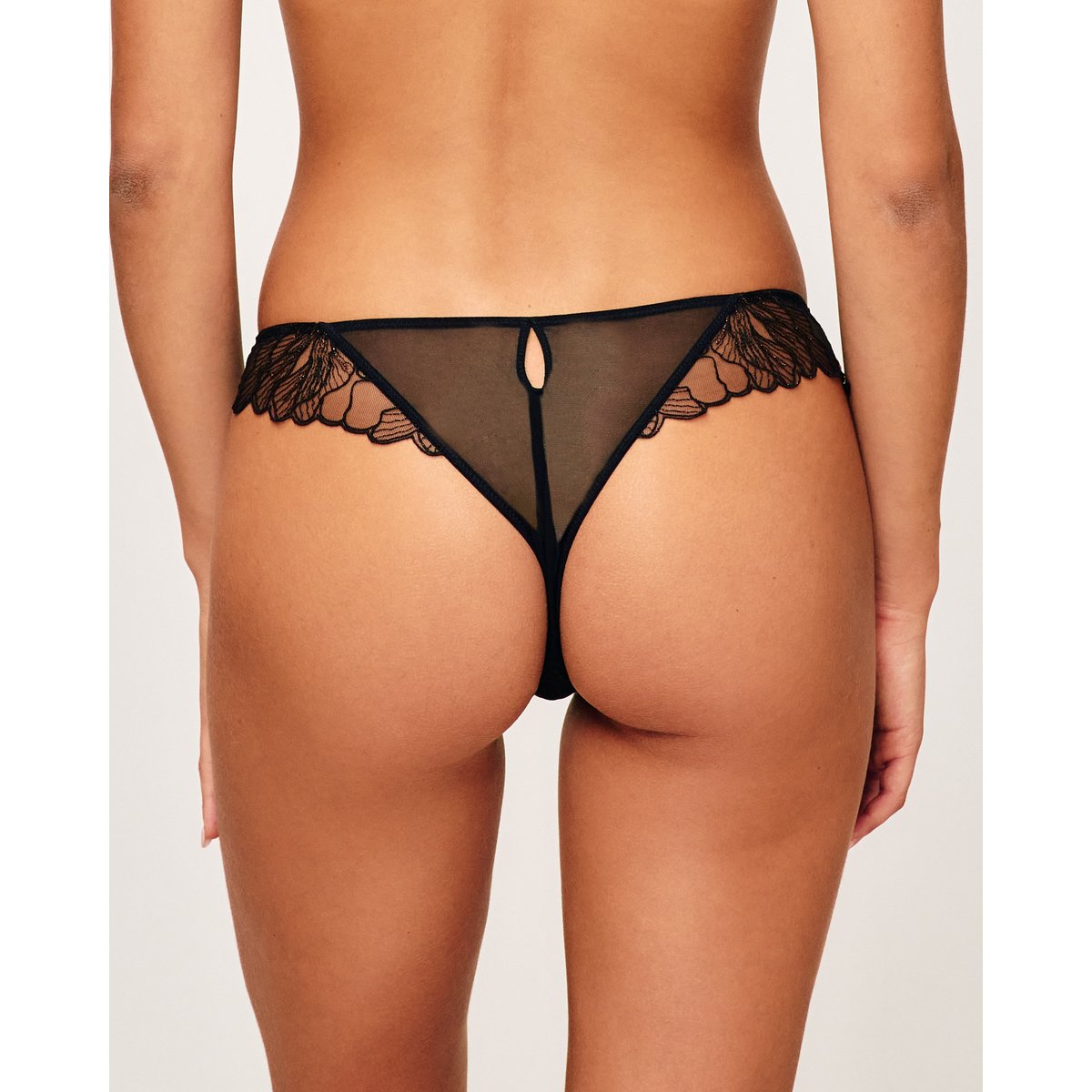 Tanga en mesh HARLEMIZ noir, UNDIZ