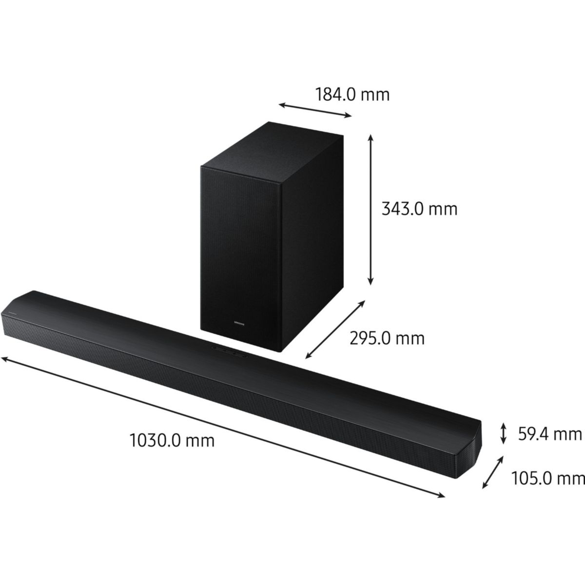 Barre de son HW-B760F couleur unique, SAMSUNG