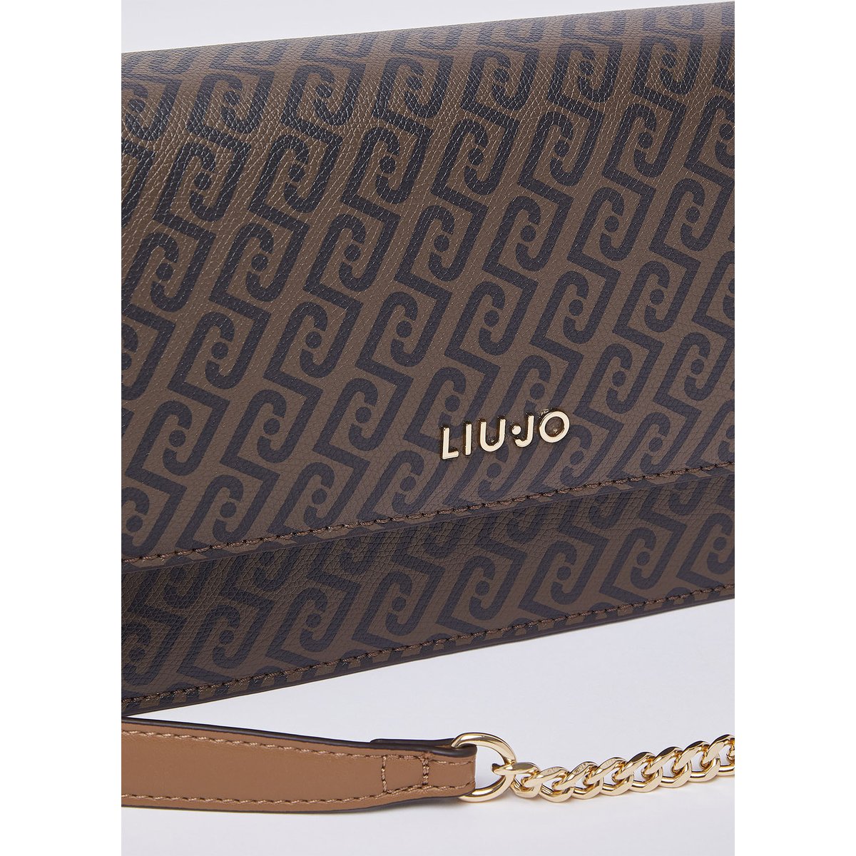 Petit Sac Bandoulière Monogramme beige, LIU JO