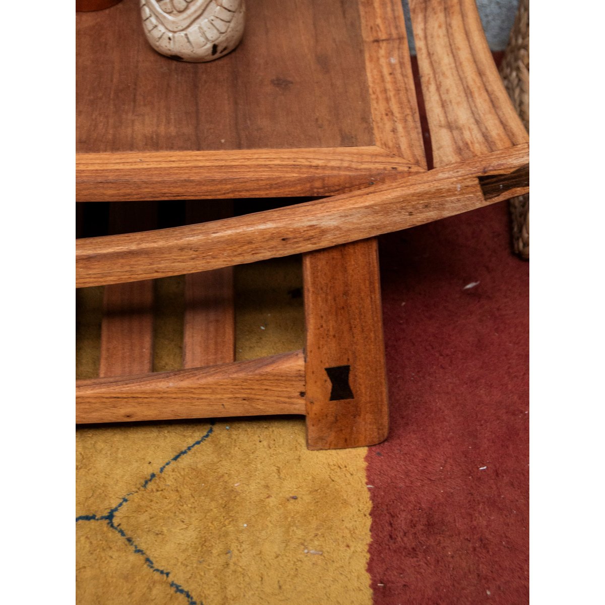 Table basse en bois Léonie N°518 - Bon état bois clair, DEBONGOUT