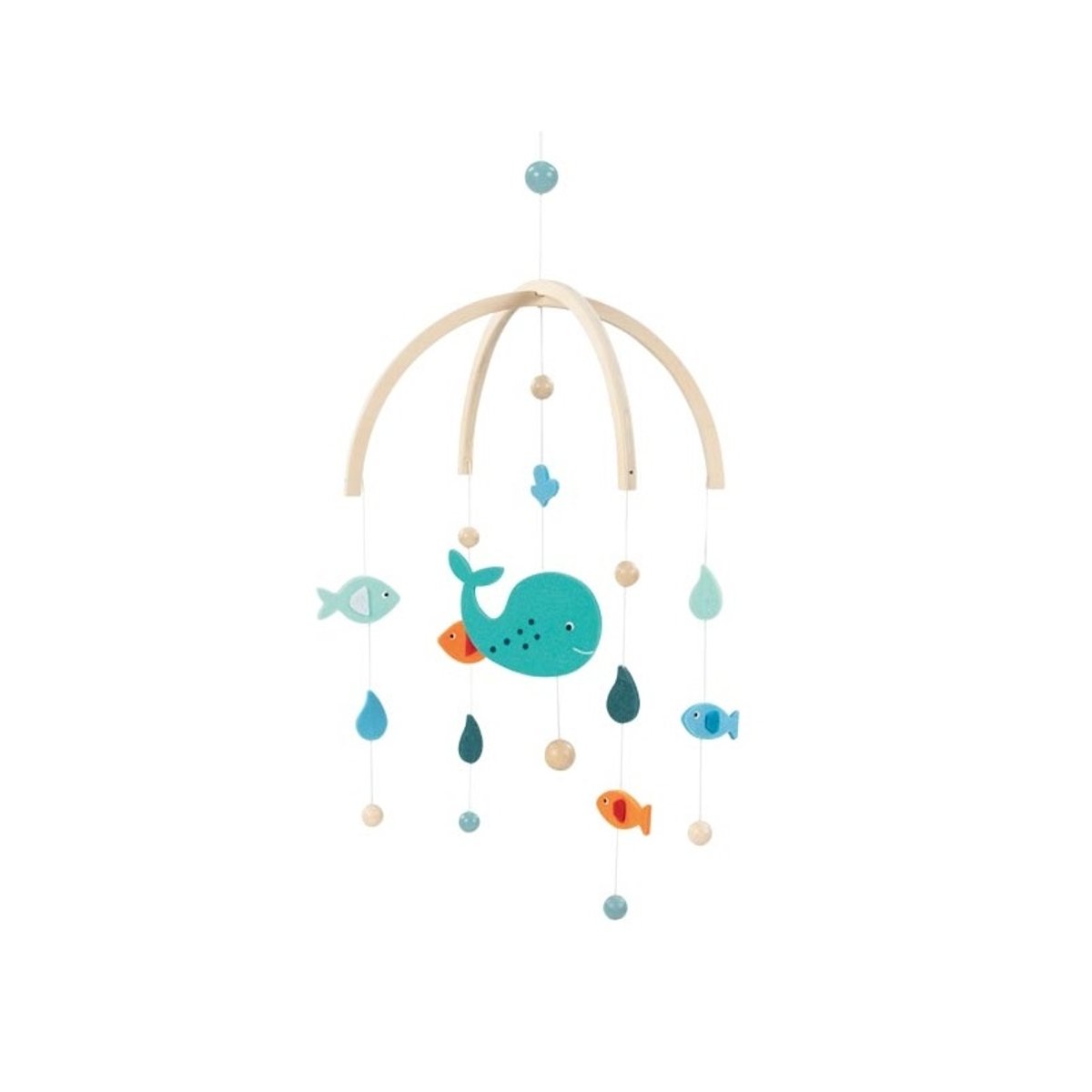 Mobile baleine beige, GOKI
