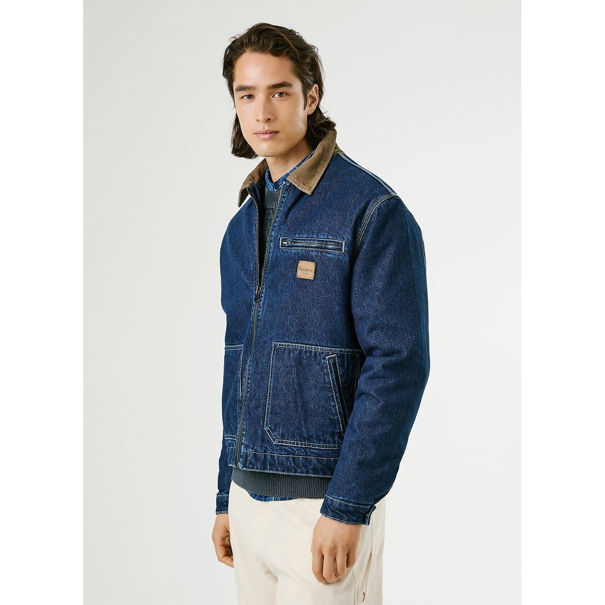 Workwear Denim Jacket dark blue, PEPE JEANS