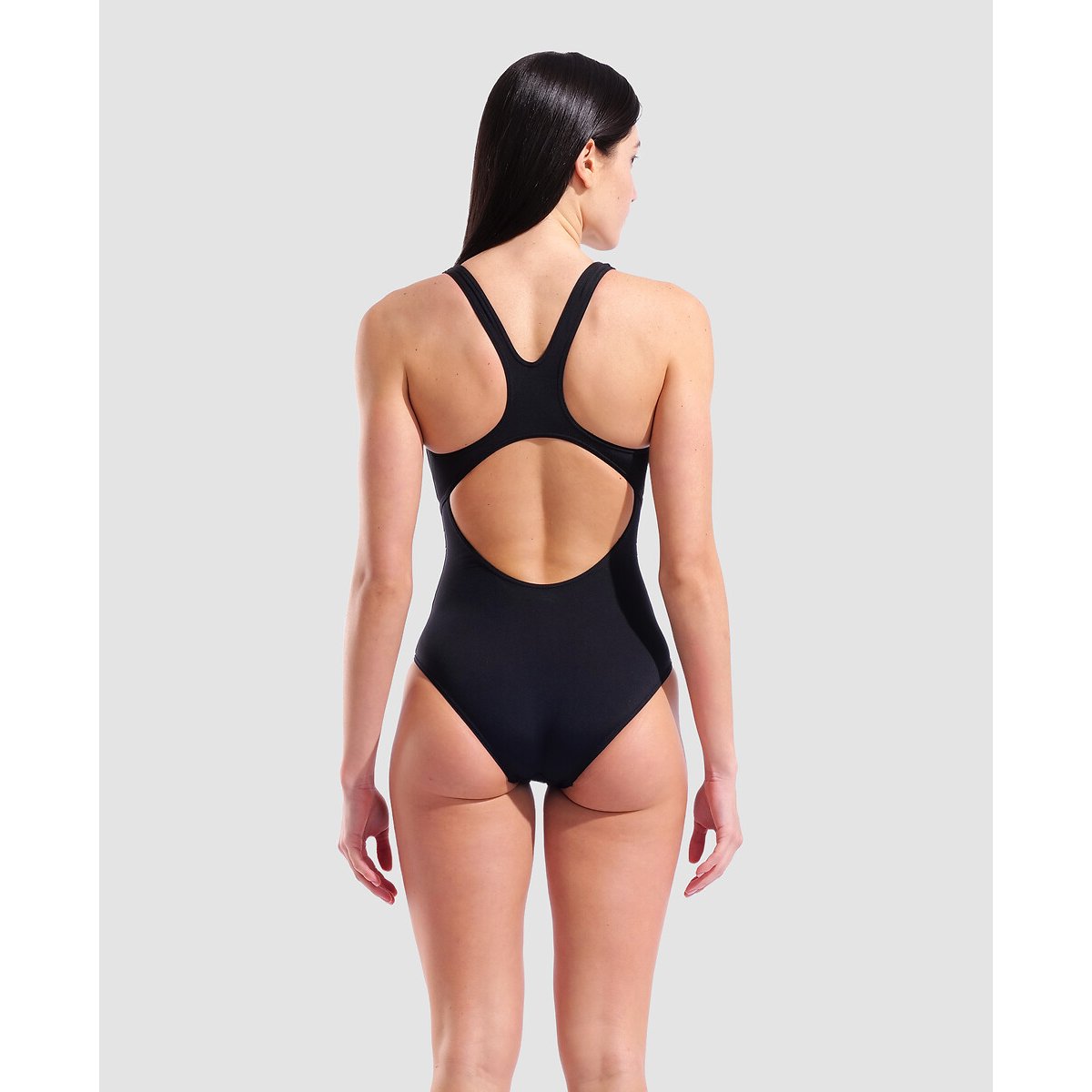 Maillot de bain DYNAMIC dos swim pro noir/rose, ARENA