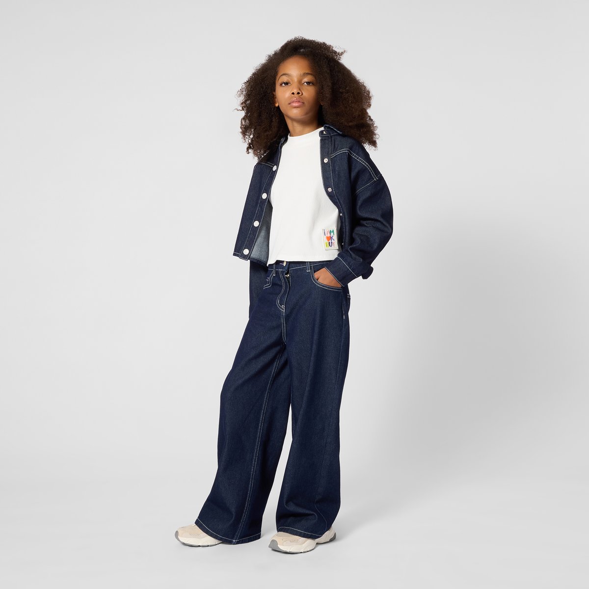 Veste en denim denim brut, BILLIEBLUSH
