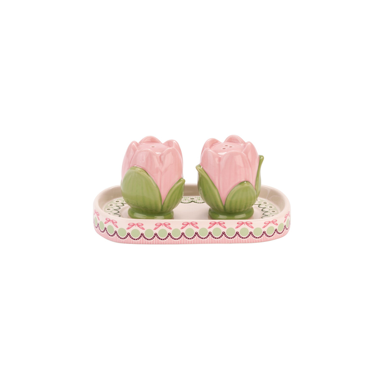 Spitalfields Silk Salt & Pepper Shaker Set pink, CATH KIDSTON
