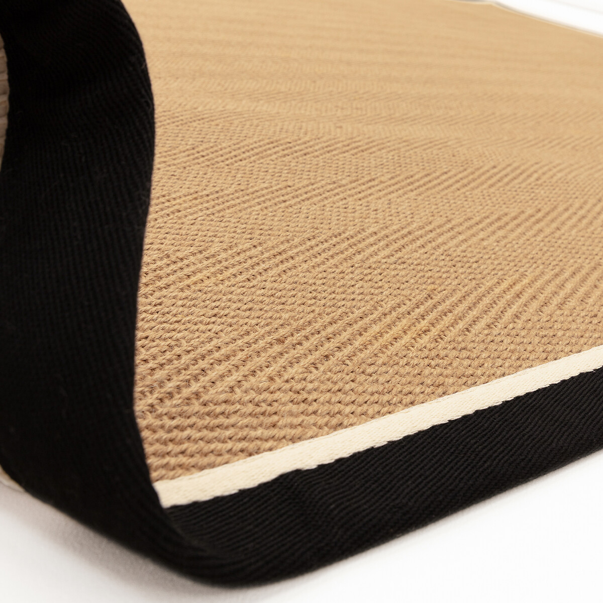 Bordo Herringbone Rug charcoal, ÉDITÉ