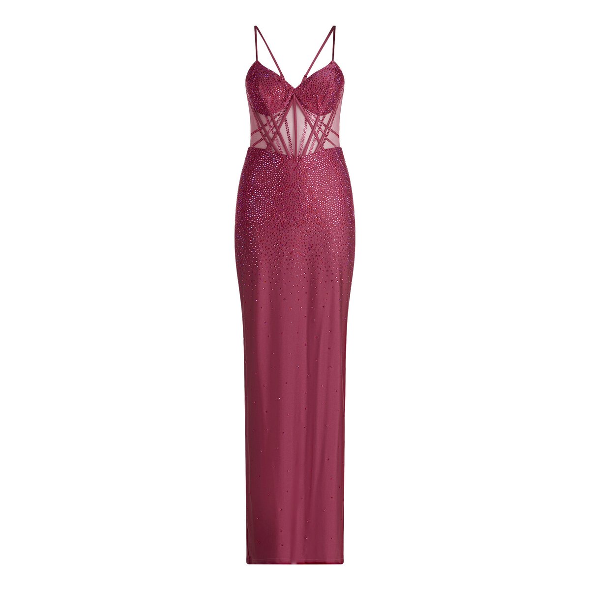 Robe de soirée au look scintillant sweet bloom, VERA MONT