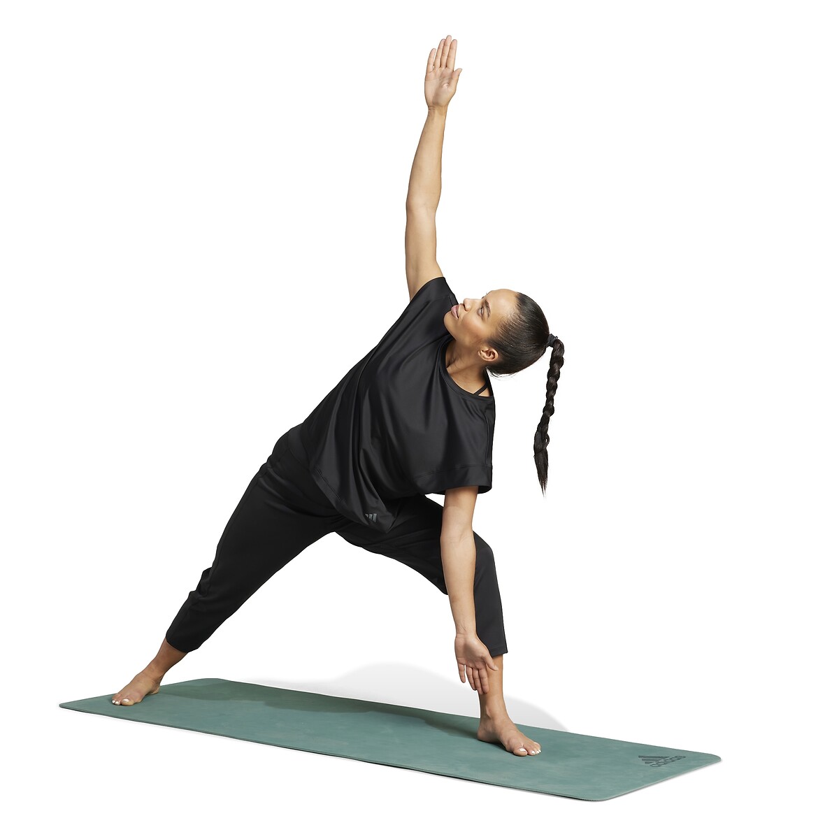 Crew Neck Yoga T-Shirt black, adidas Performance