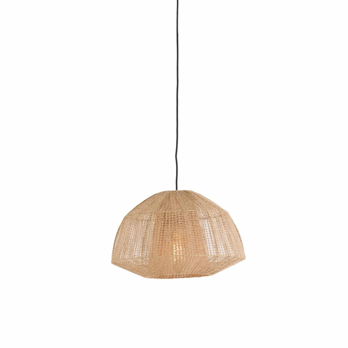 Lampe Suspendue Textiles MACUL naturel, LIGHT & LIVING 