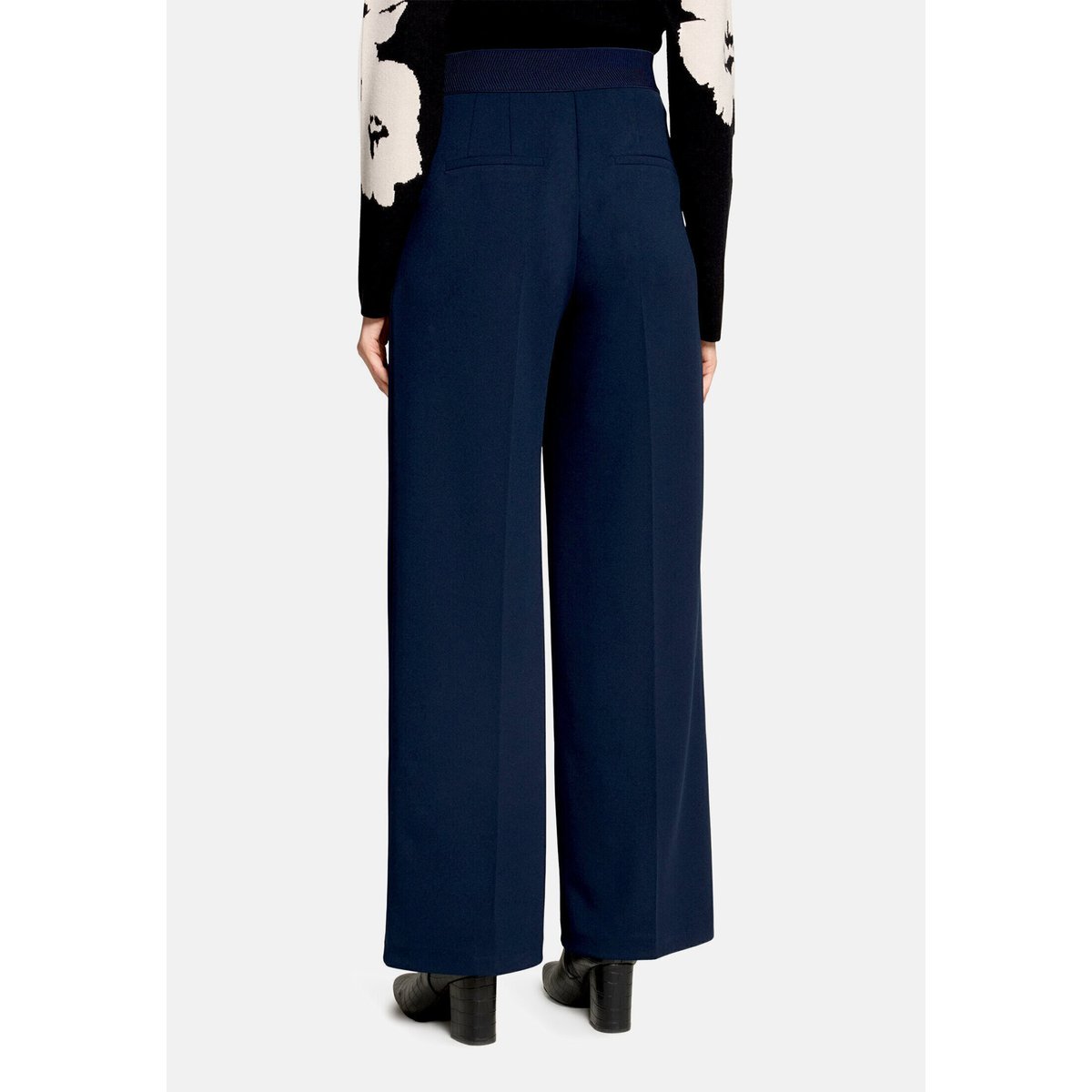 Pantalon Marlene unicolore dark sky, BETTY BARCLAY
