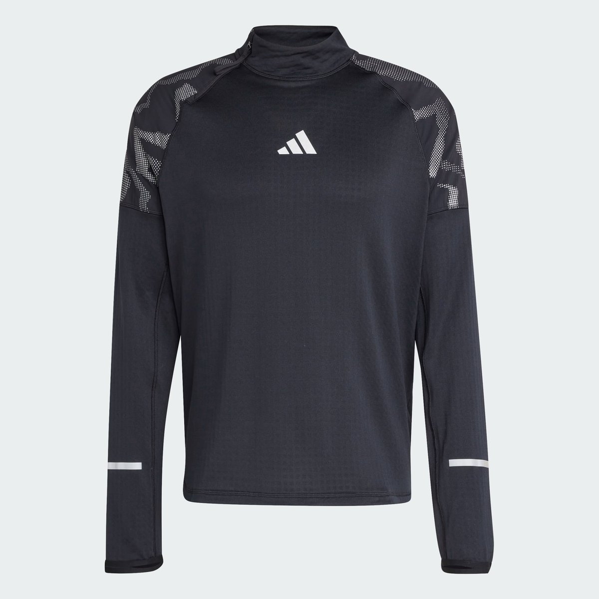 Haut demi-zip réfléchissant Ultimate Hi Vis black, adidas Performance