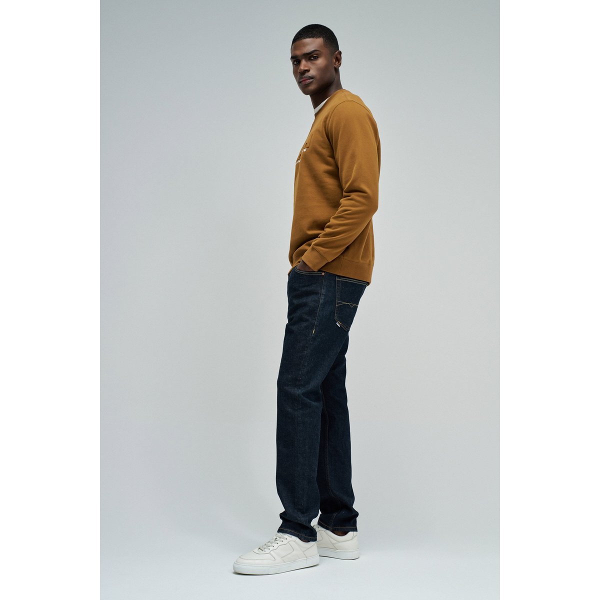SWEATSHIRT AVEC BRANDING marron, SALSA JEANS