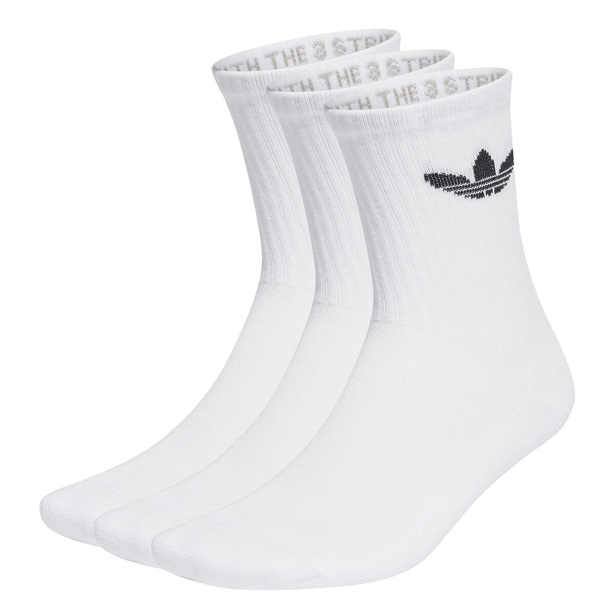 Lot de 3 paires de chaussettes, rembourrées blanc, adidas Originals