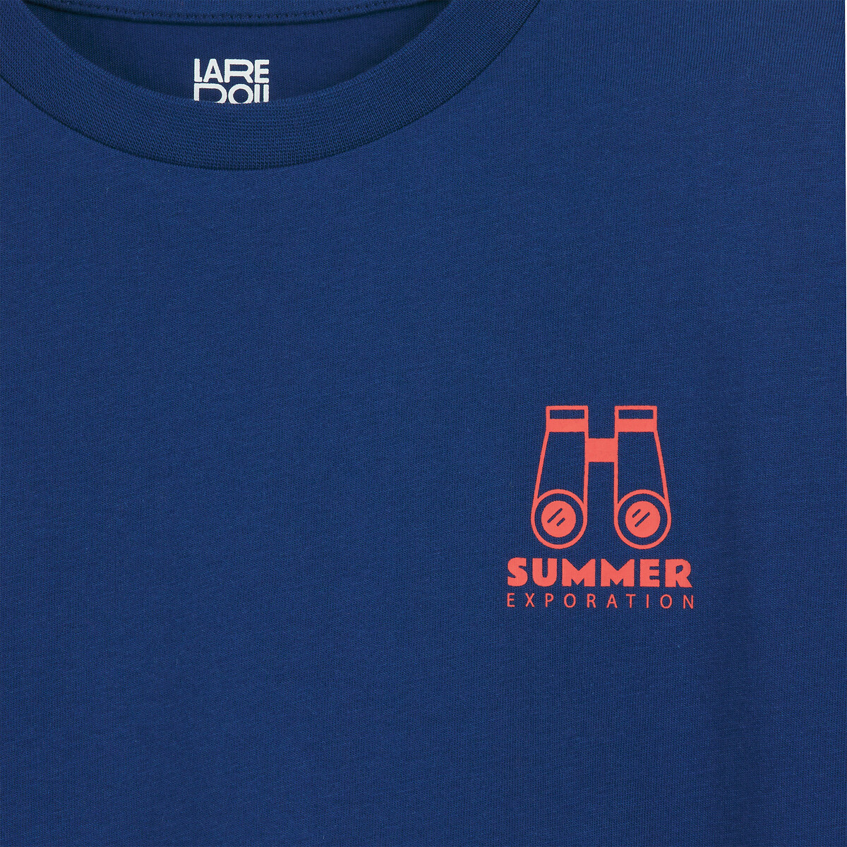 Lot de 5 T-shirts col rond, à manches longues, thème camping multicolore, LA REDOUTE COLLECTIONS