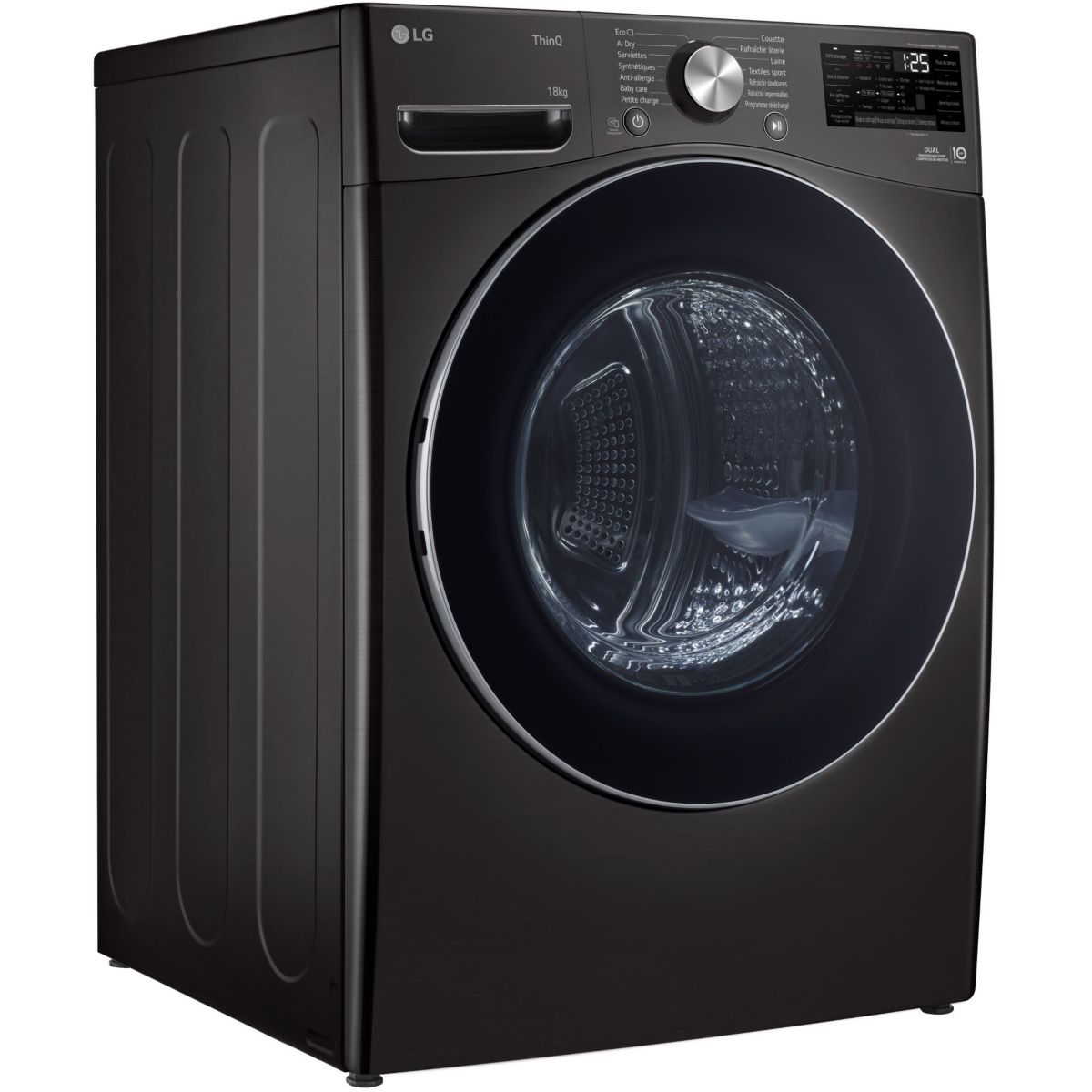 Sèche linge pompe à chaleur RH8P12BS couleur unique, LG