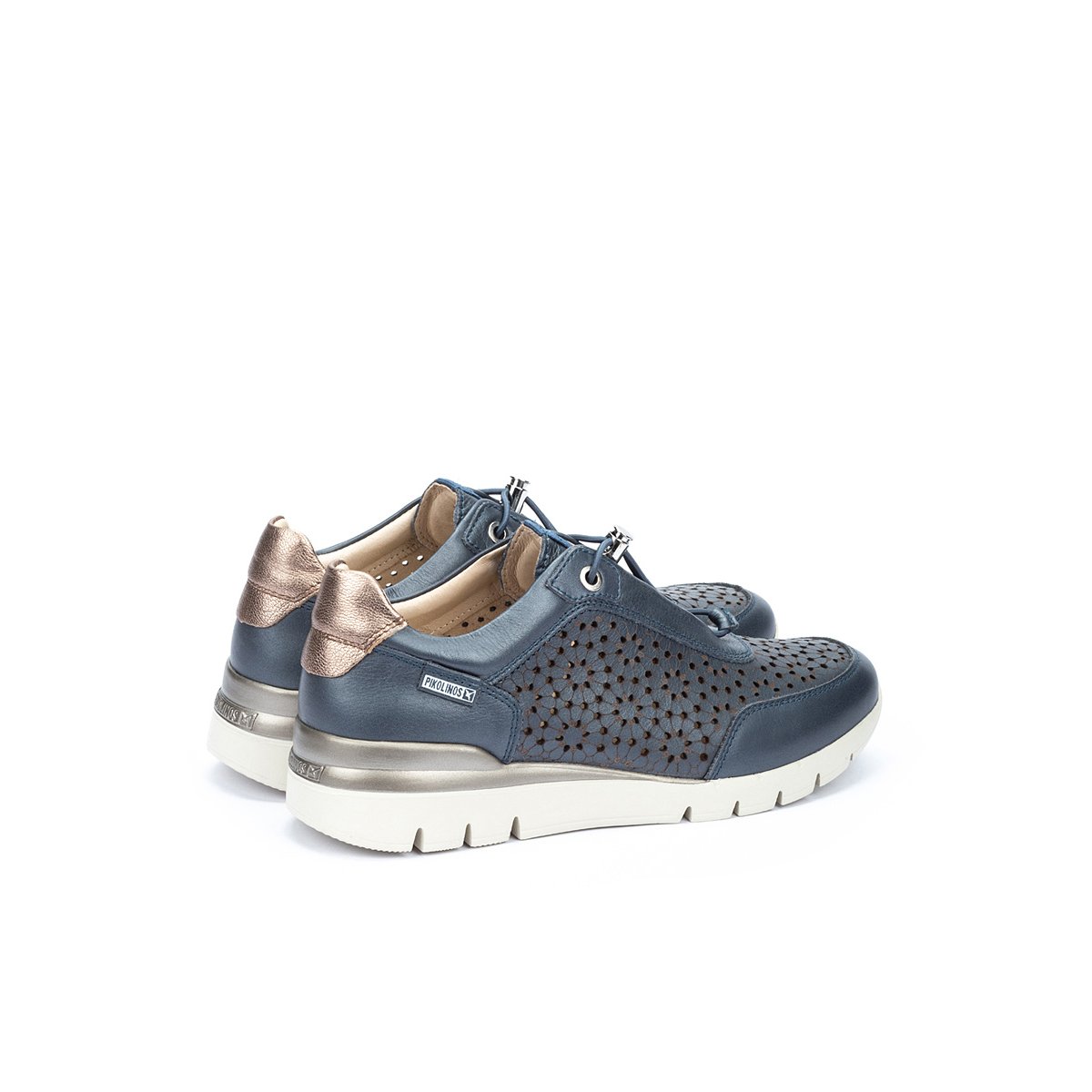 Baskets cuir Cantabria blue, PIKOLINOS