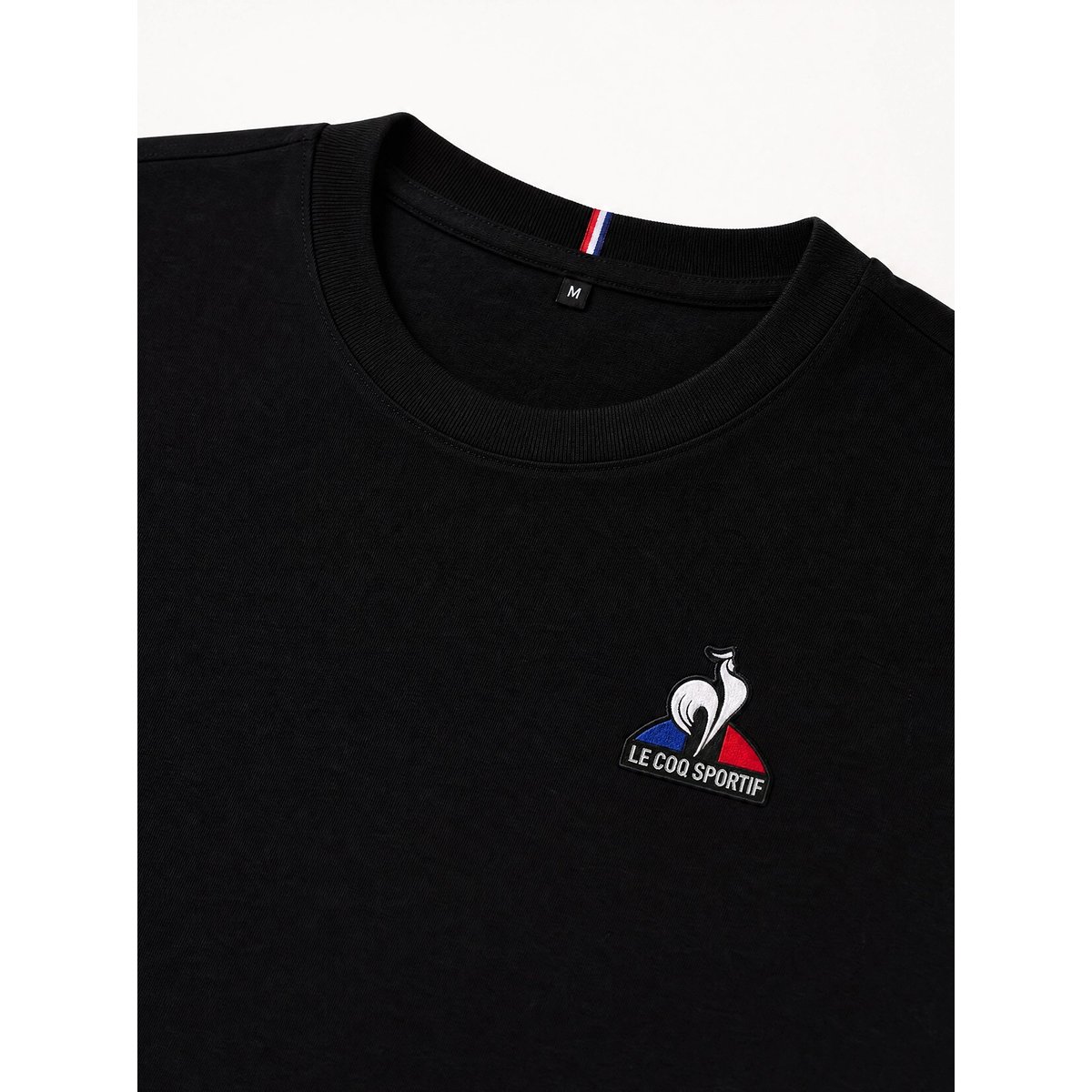 T-shirt manches courtes Essentiel noir, LE COQ SPORTIF