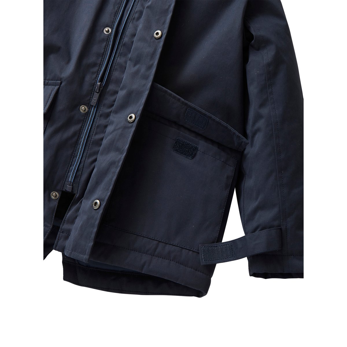 Parka 3 en 1 avec blouson amovible marine grisé, VERTBAUDET