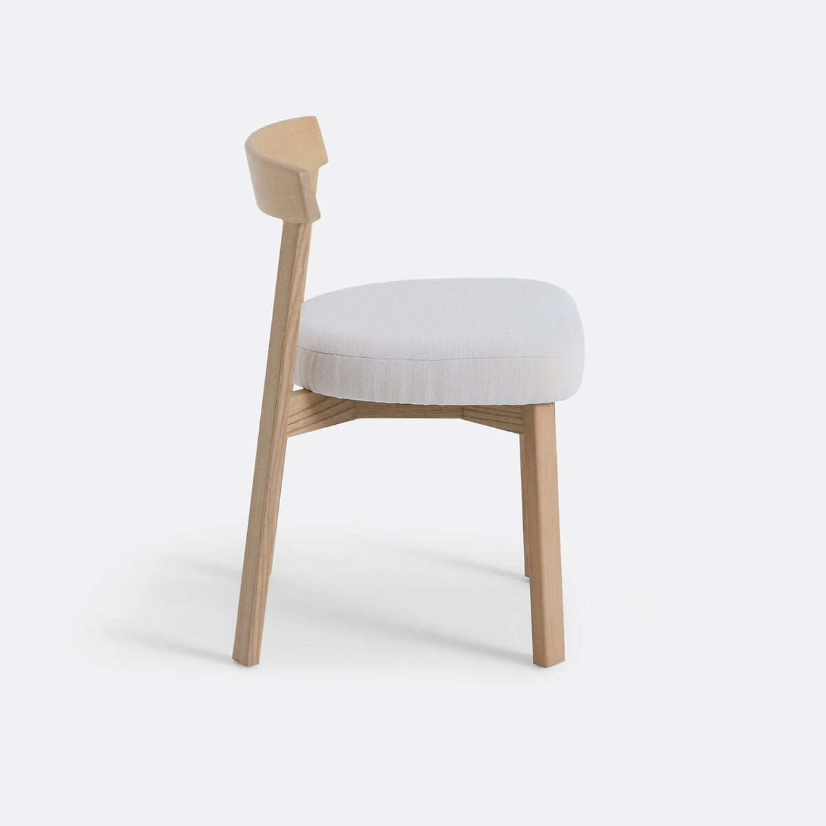Chaise en frêne massif, Germain ecru, LA REDOUTE INTERIEURS