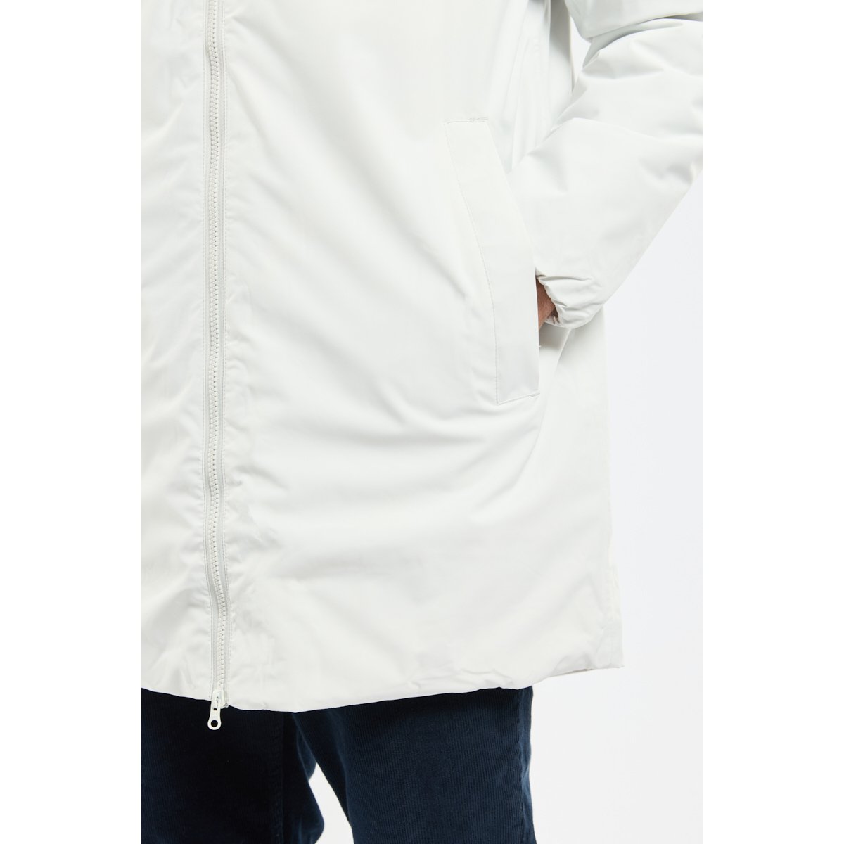 Parka longue en polyester recyclé HOBSON gris clair, BERMUDES
