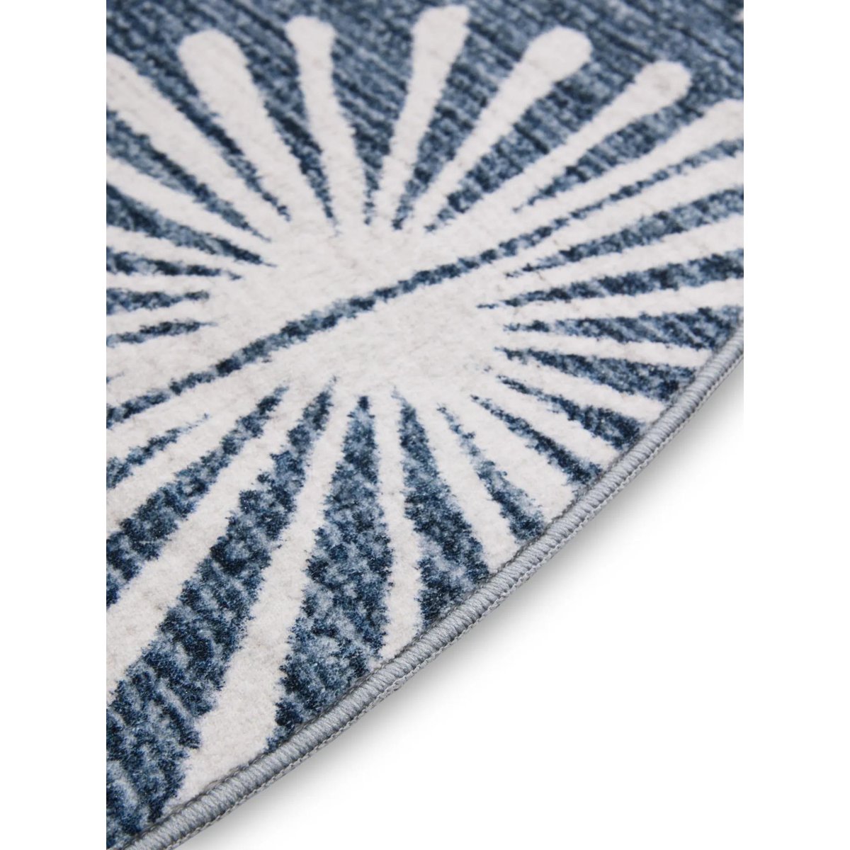 Tapis rond lavables MILLY anthracite/gris, BENUTA 