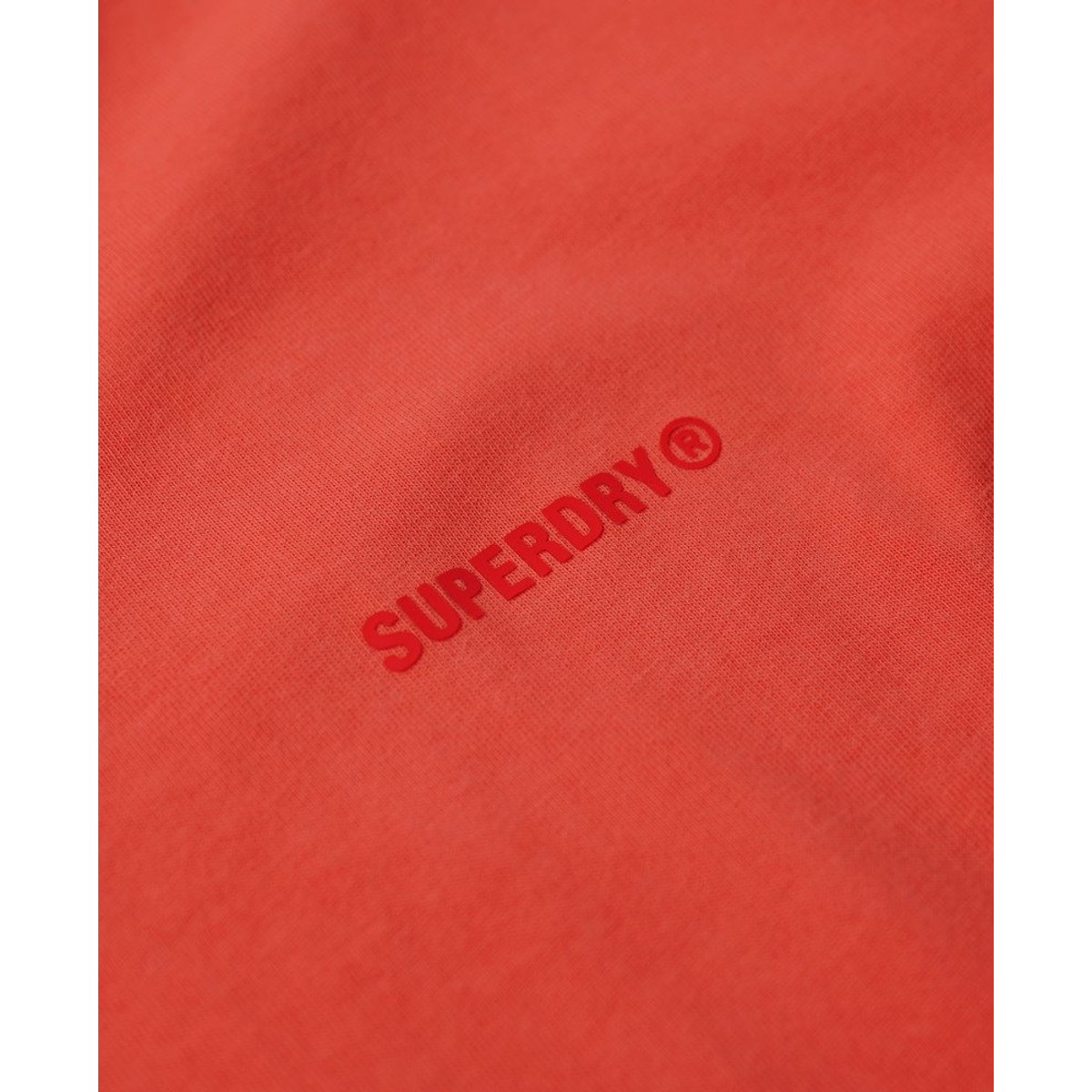 T-shirt ample surteint à logo corail chaud, SUPERDRY