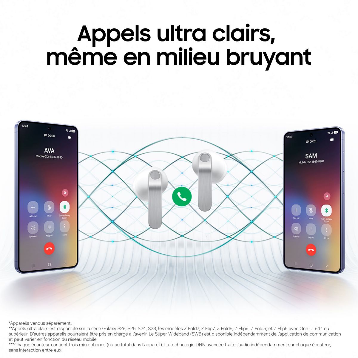 Ecouteurs Buds 4 Blanc blanc, SAMSUNG
