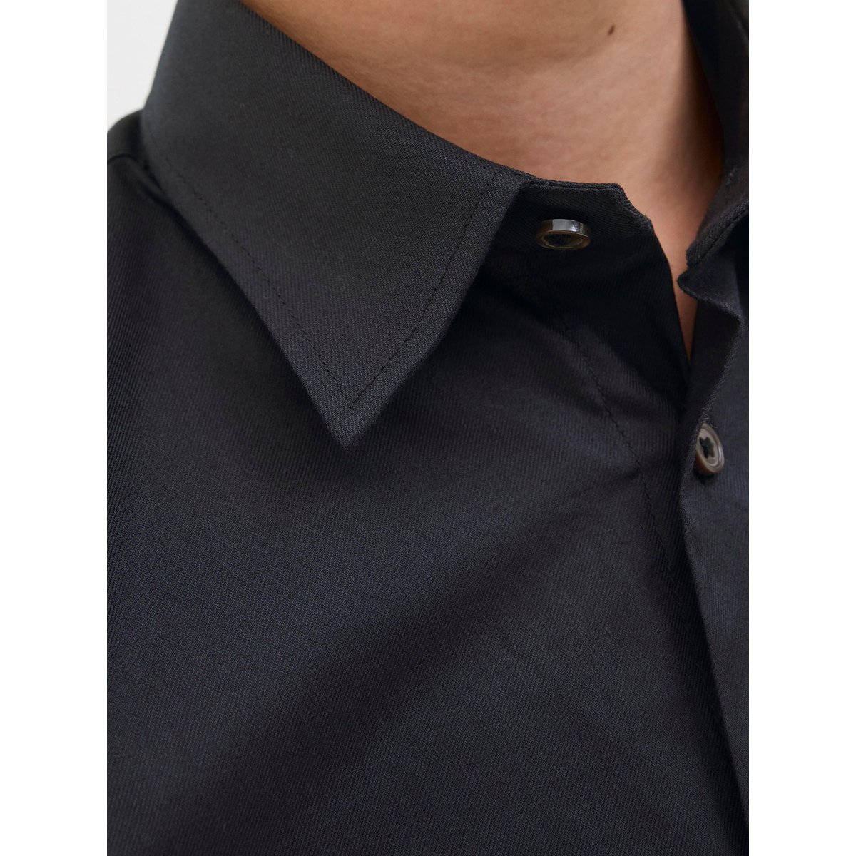 Chemise noire - black, JACK & JONES JUNIOR