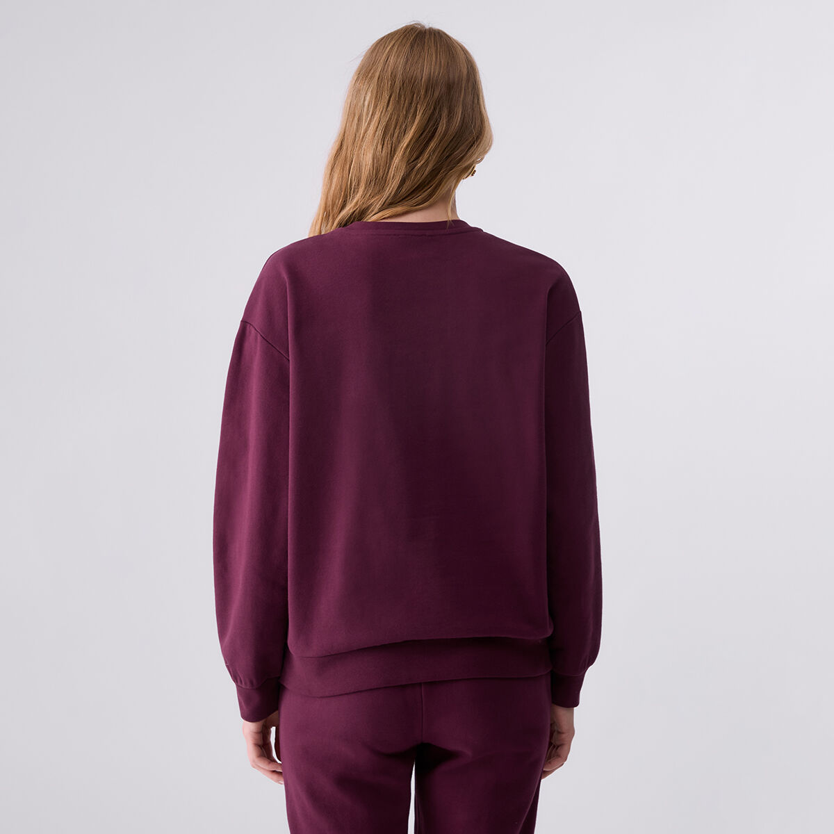 Sweat-shirt avec ornements bijoux aubergine, LIU JO