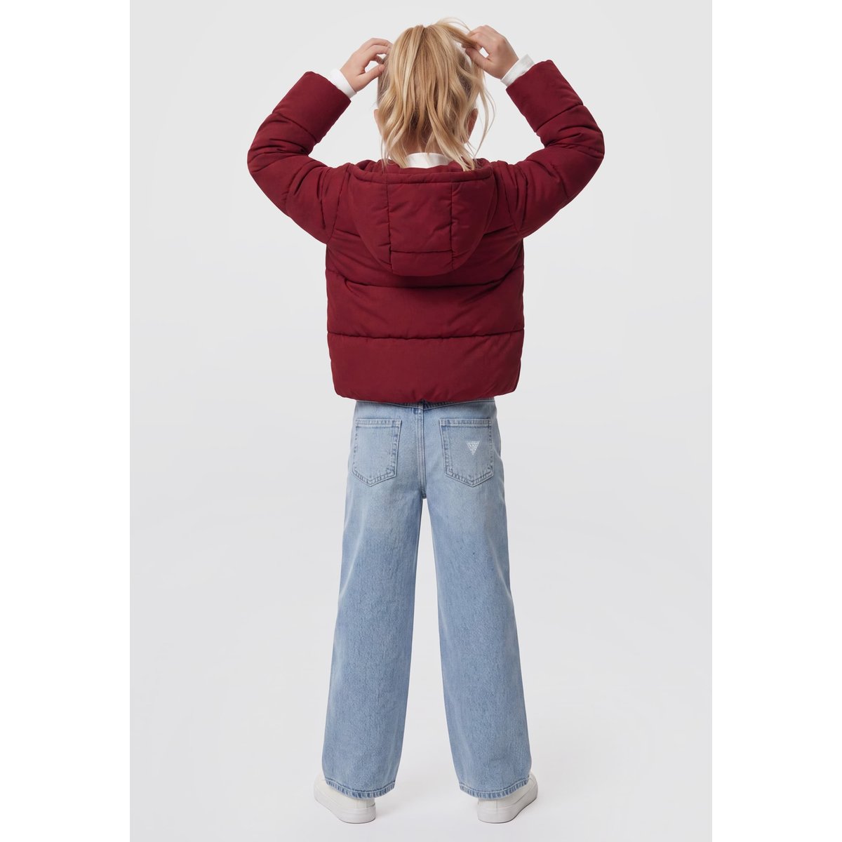 Doudoune À Capuche rouge, GUESS KIDS