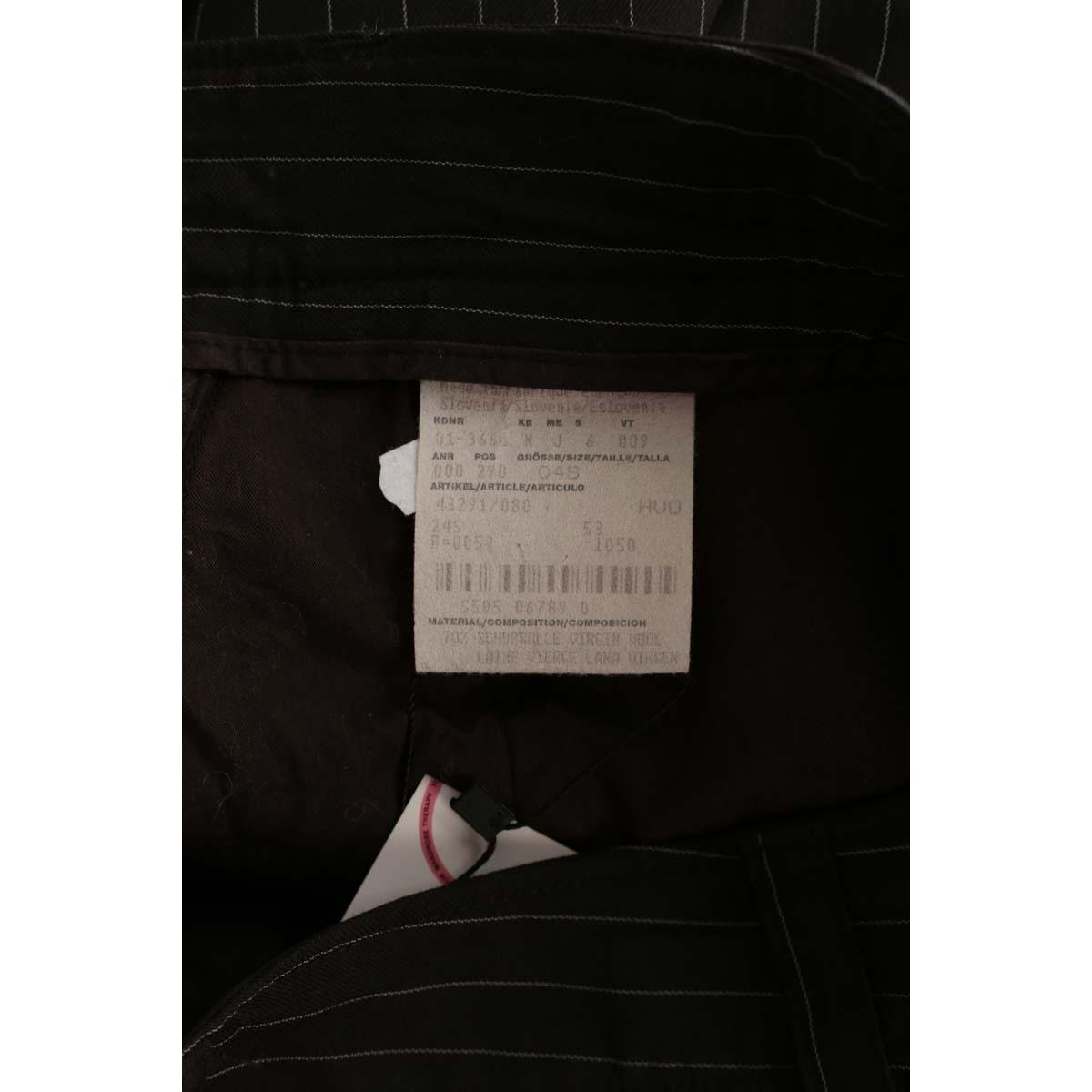 Pantalon droit - Très Bon État marron, HUGO BOSS
