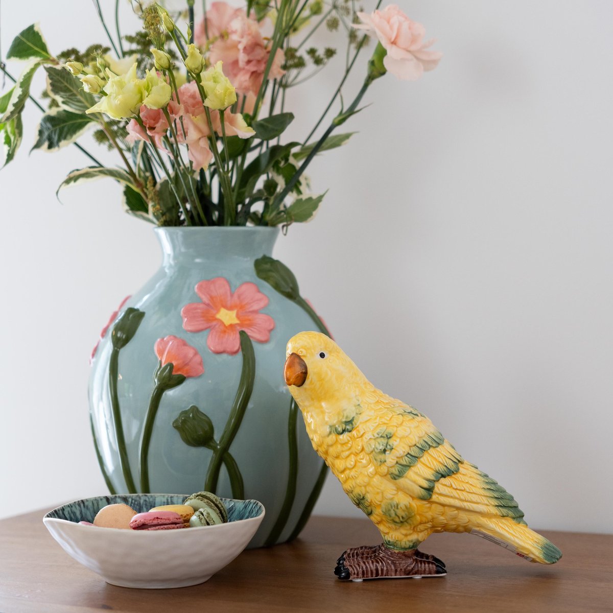 Vase fleurs bleu, KARE DESIGN
