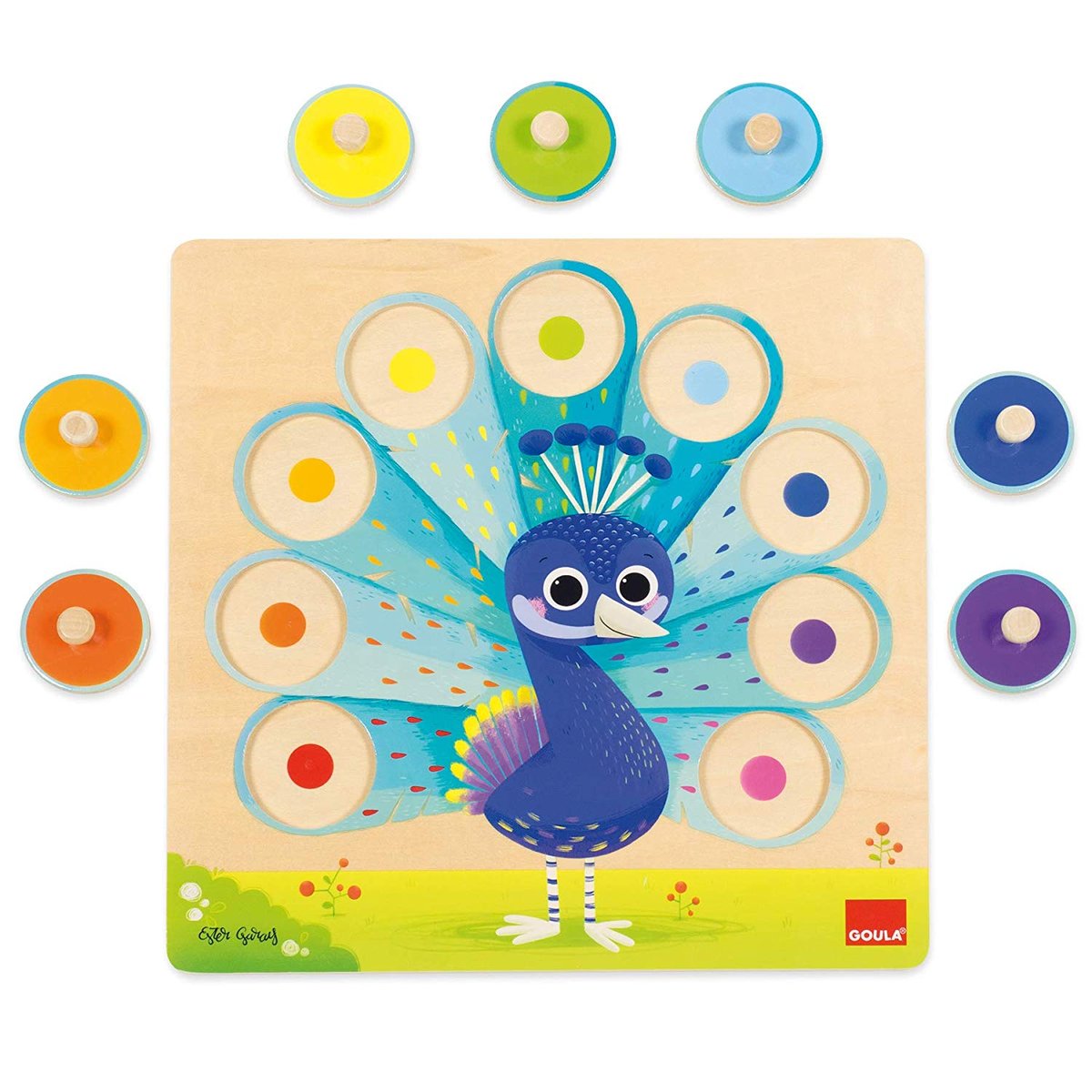 Puzzle Paon bleu, GOULA