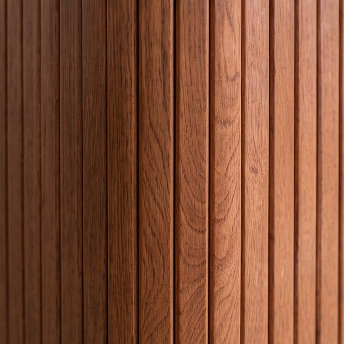 Meuble bar en bois de manguier et marbre AMAYA bois foncé, MADE IN MEUBLES