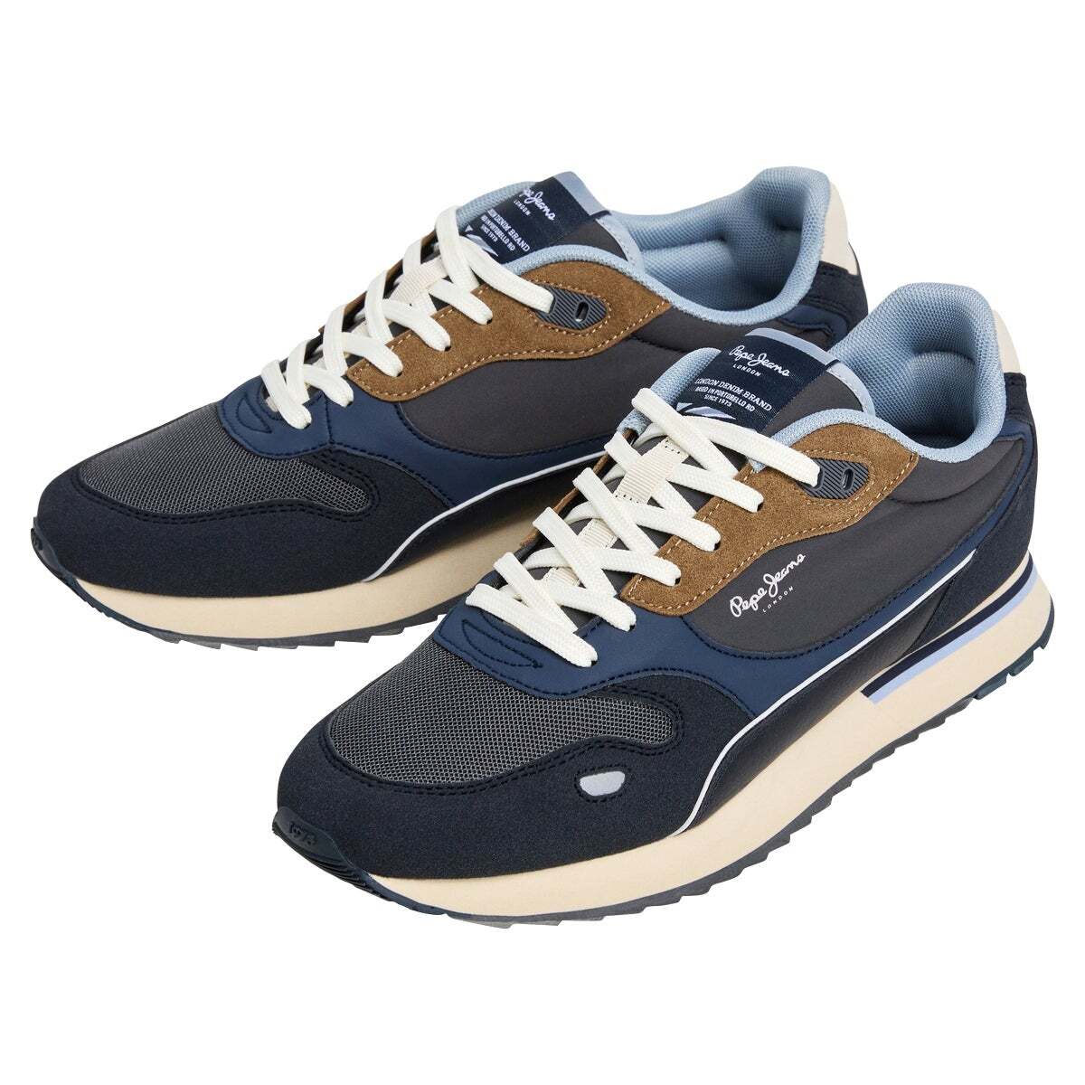 Bexley - Baskets Combinées marine, PEPE JEANS