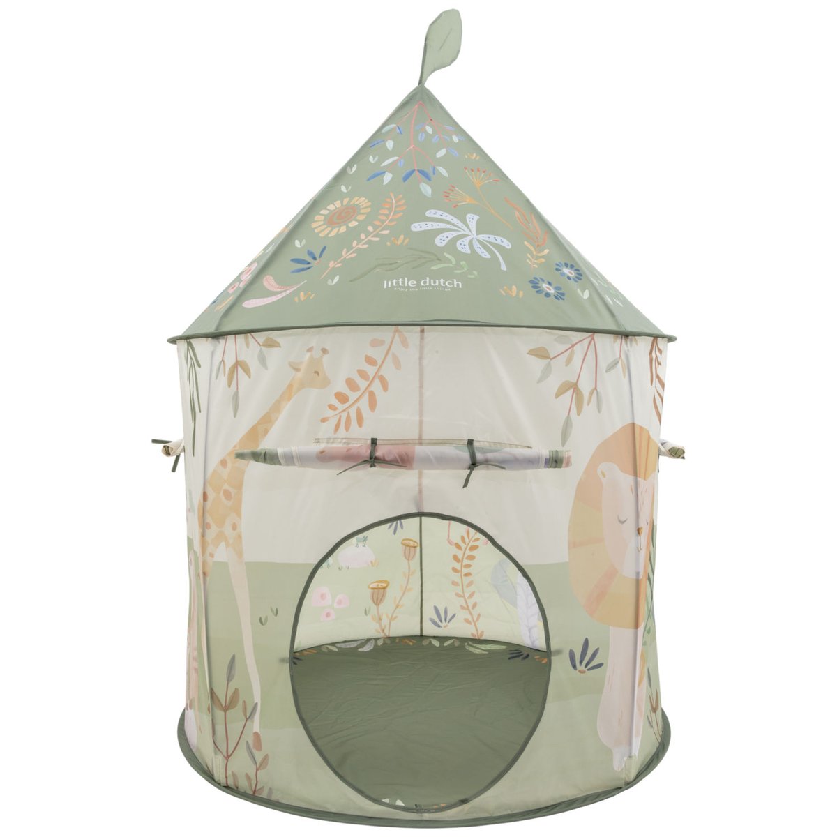 Tente de jeu avec tunnel multicolore, LITTLE DUTCH