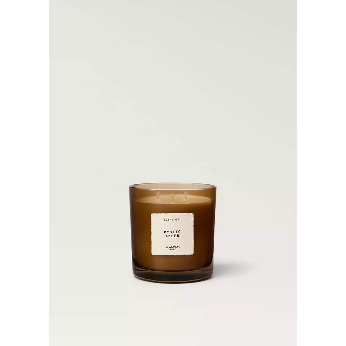 Bougie parfumée MYSTIC AMBER 500 g marron, MANGO HOME