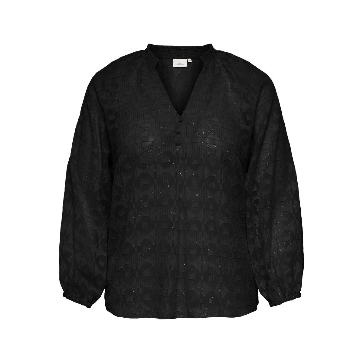 Blouse black 1, ONLY CARMAKOMA